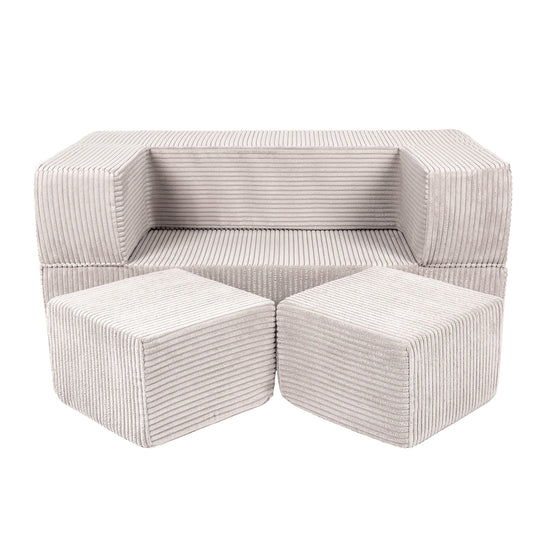 Esthetische Kinder Speel Sofa Ecru