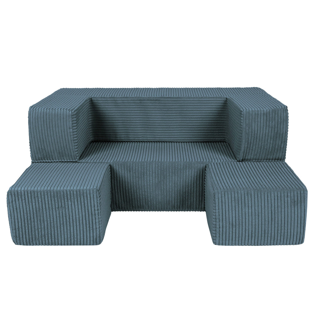 Esthetische Kinder Speel Sofa Turquoise