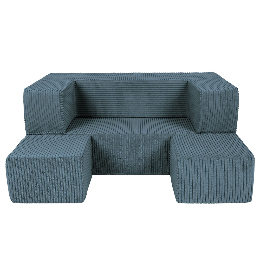 Esthetische Kinder Speel Sofa Turquoise