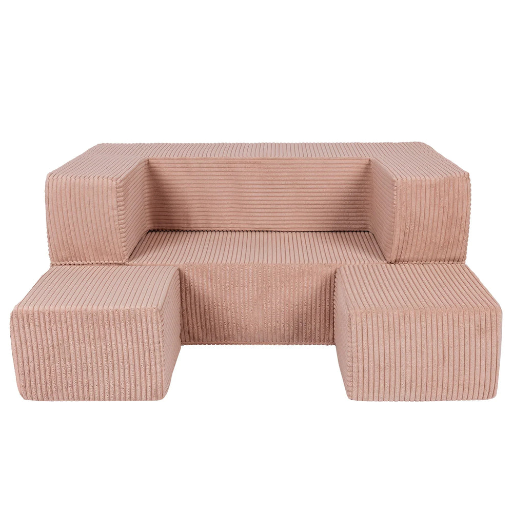 Esthetische Kinder Speel Sofa Roze