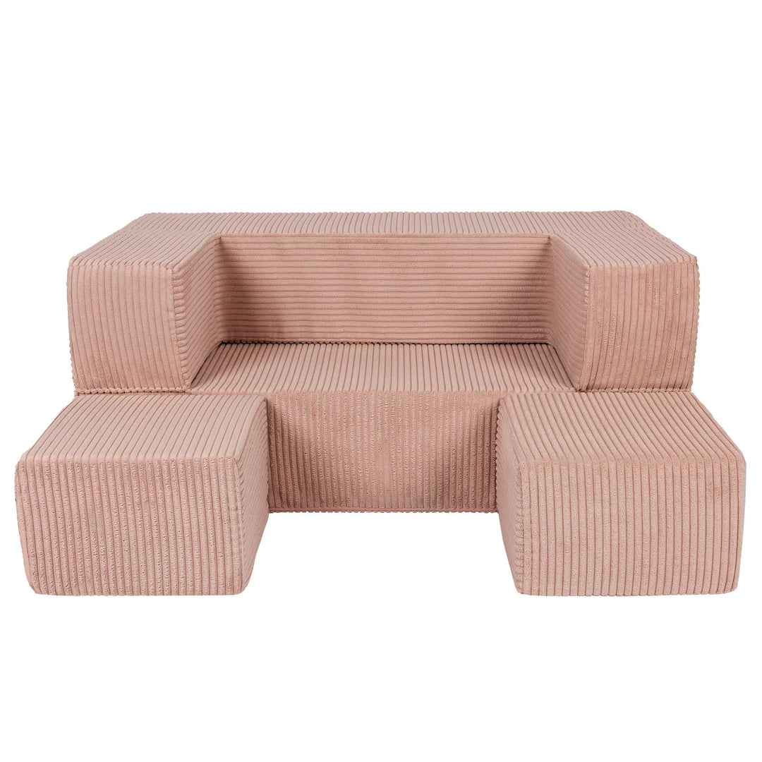 Esthetische Kinder Speel Sofa Roze
