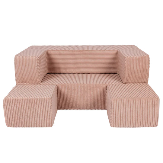 Esthetische Kinder Speel Sofa Roze