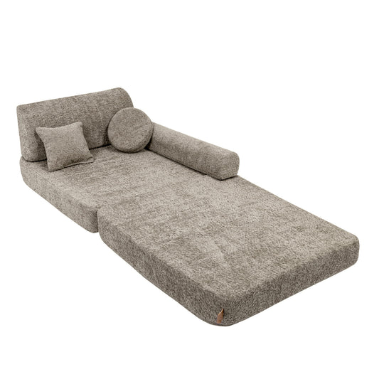 Play Sofa Premium Boucle Brown Beige