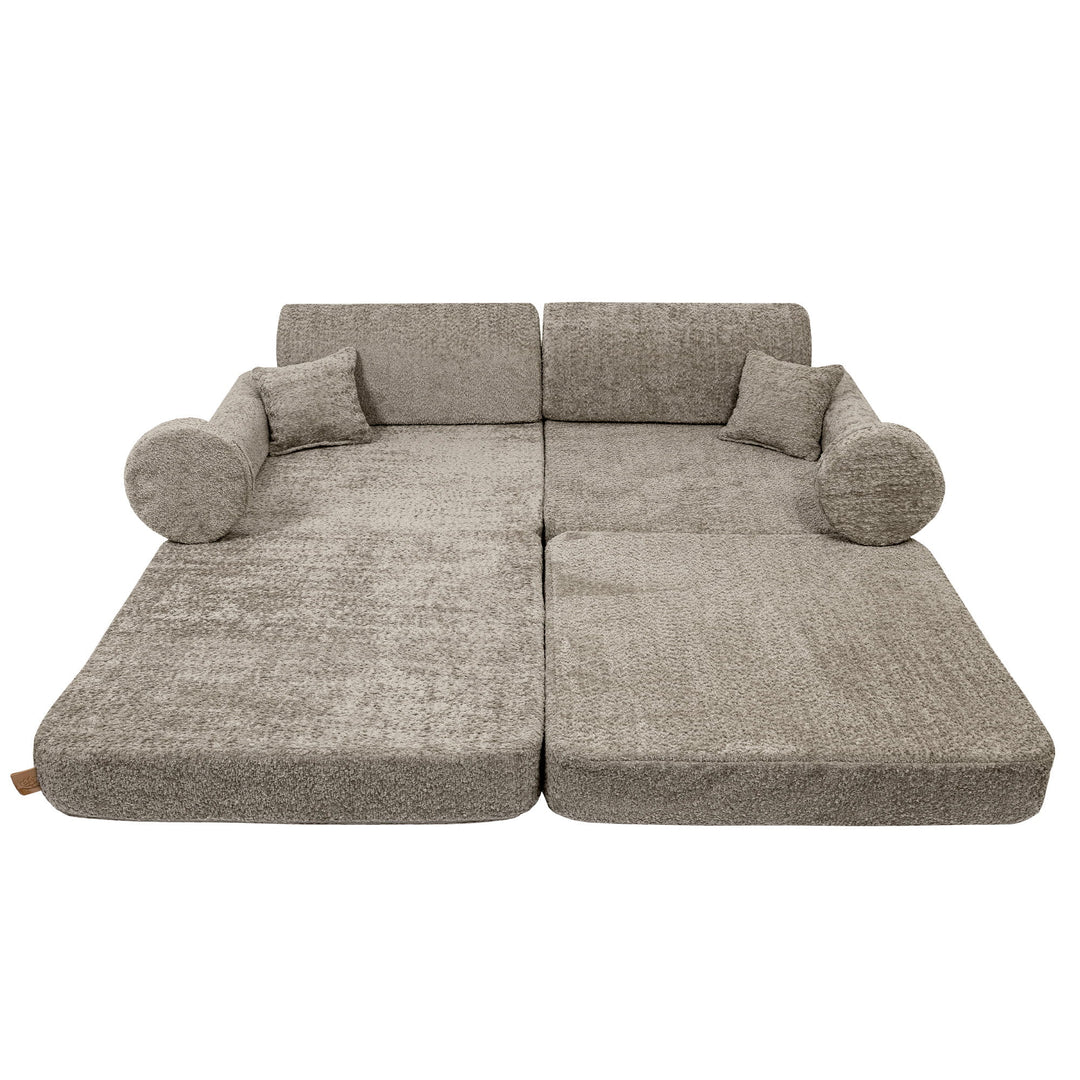 Play Sofa Premium Boucle Brown Beige