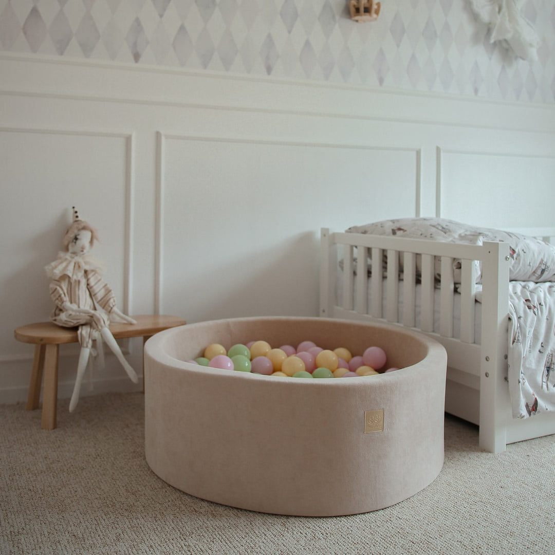 Bällebad-Set Spring Velvet Ecru - Komplettset mit 250 Bällen