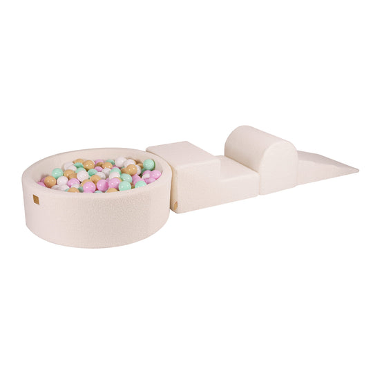 Boucle-Weiß-Spielset mit Bällebad