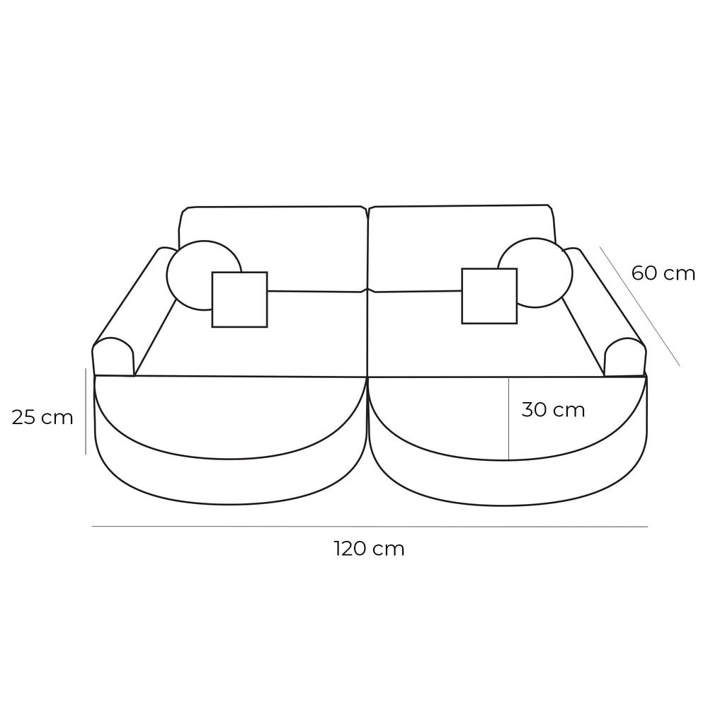 NEW Pocket Sofa Max Slimcord Ecru