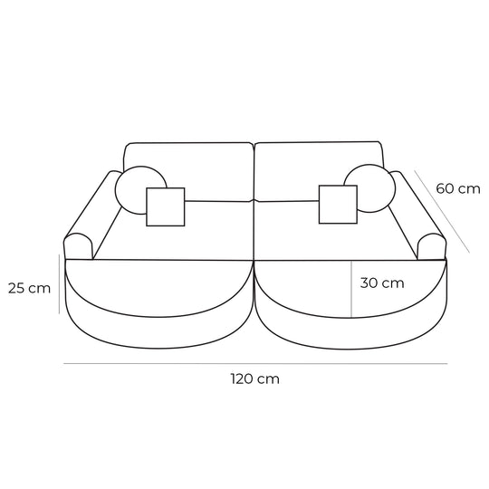 NEW Pocket Sofa Max Slimcord Ecru