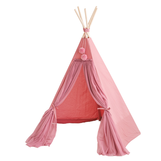 Fairy Kids Spielzelt mit Tüll in Rosa