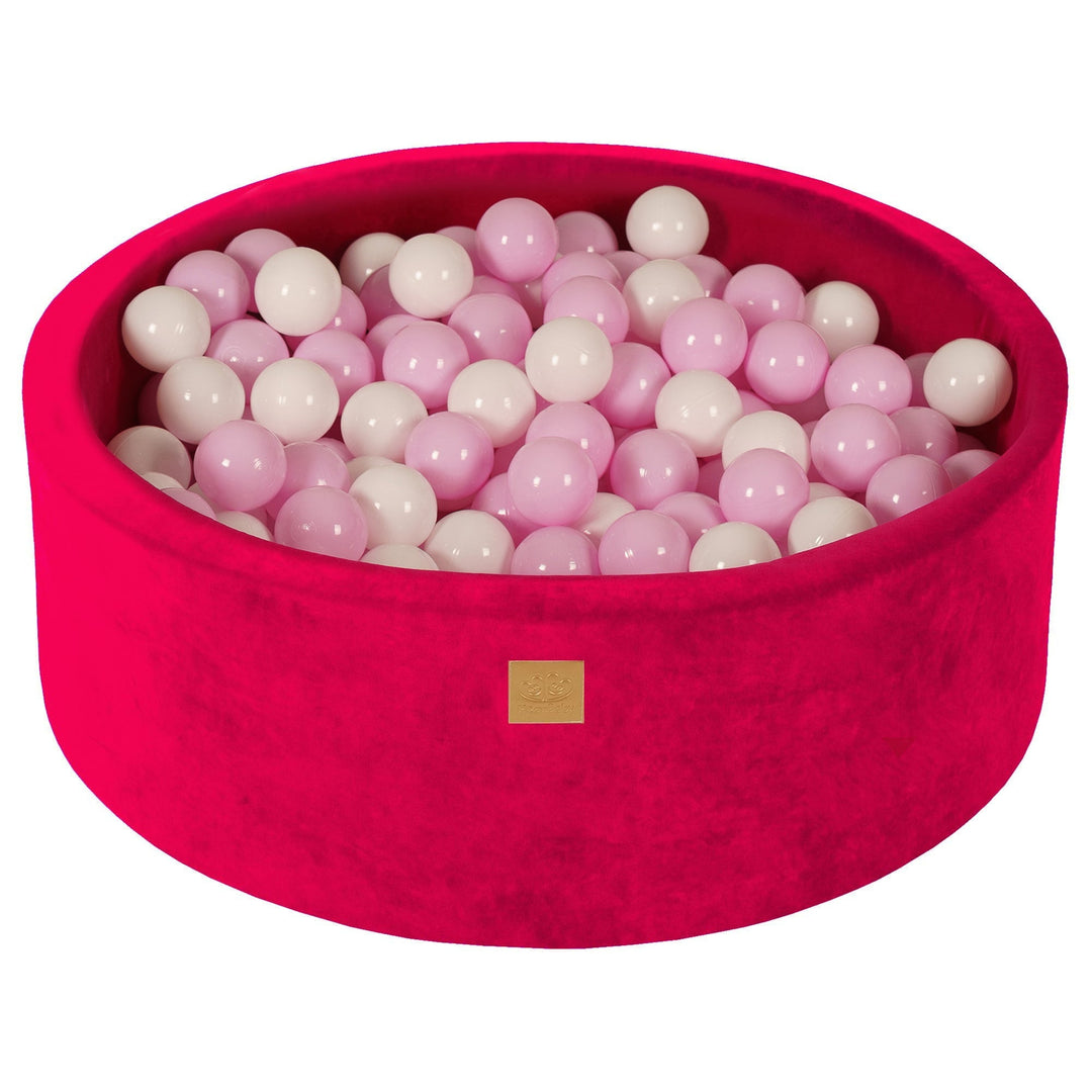 Bällebad „Magenta“ aus Samt