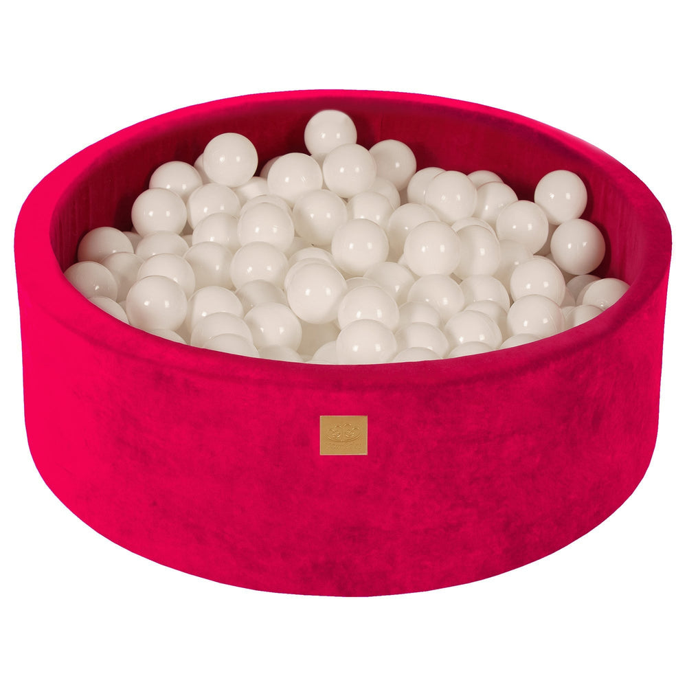 Bällebad „Magenta“ aus Samt