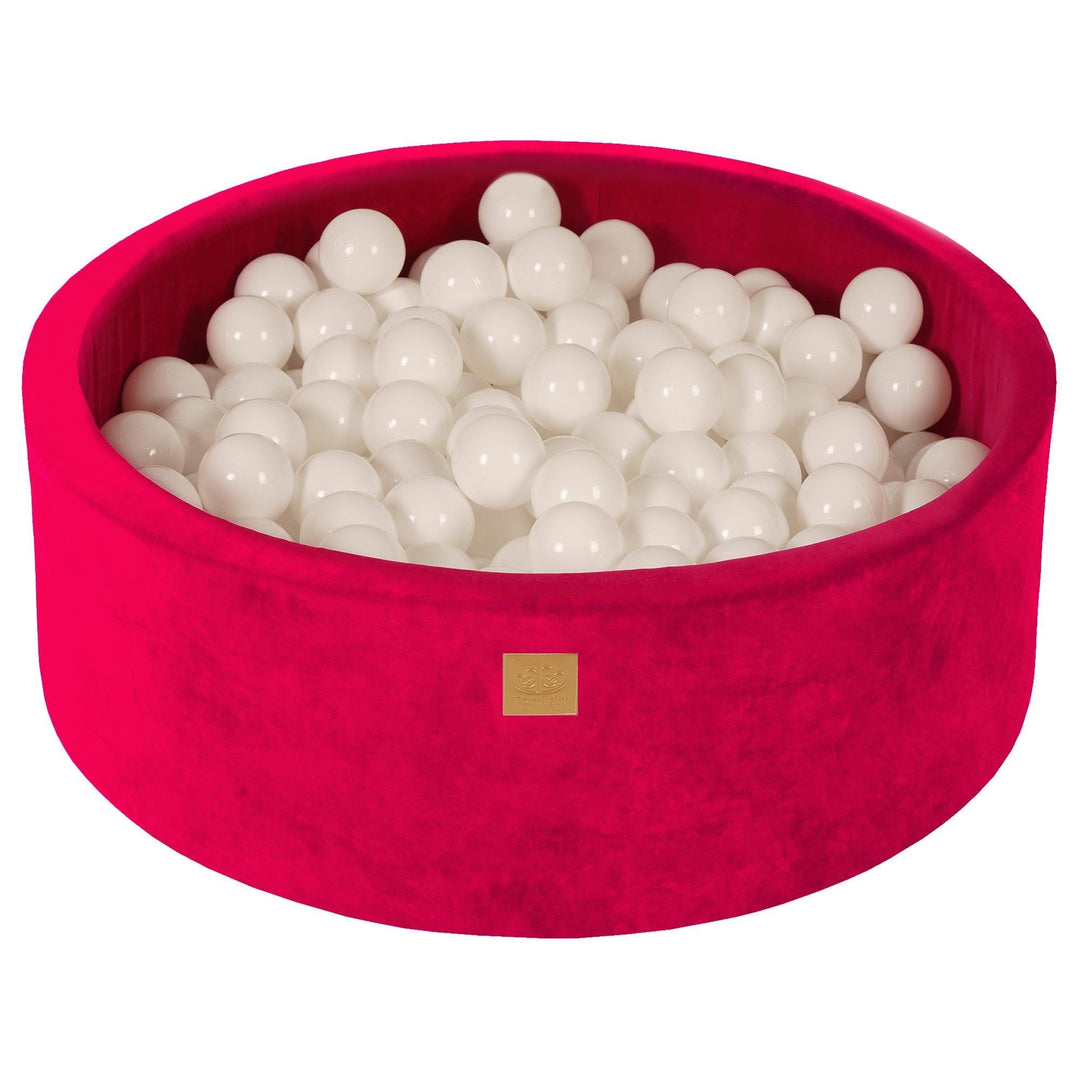 Bällebad „Magenta“ aus Samt