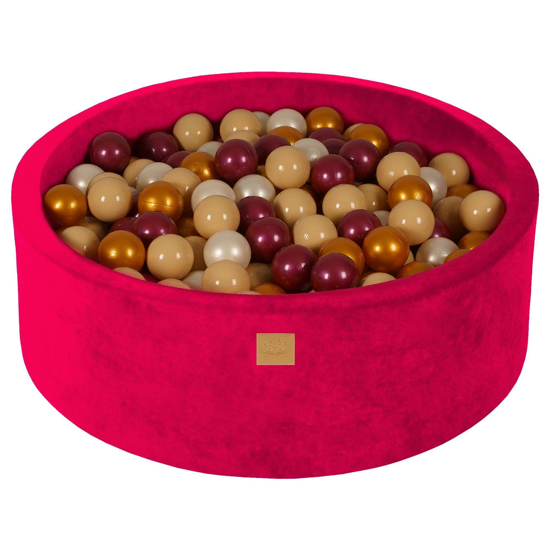 Bällebad „Magenta“ aus Samt