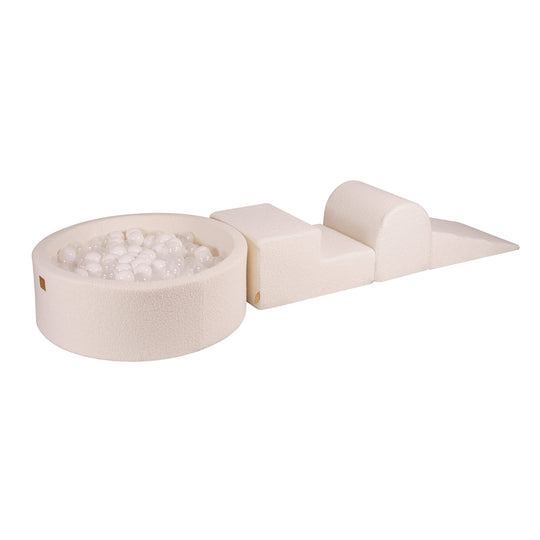 Boucle-Weiß-Spielset mit Bällebad