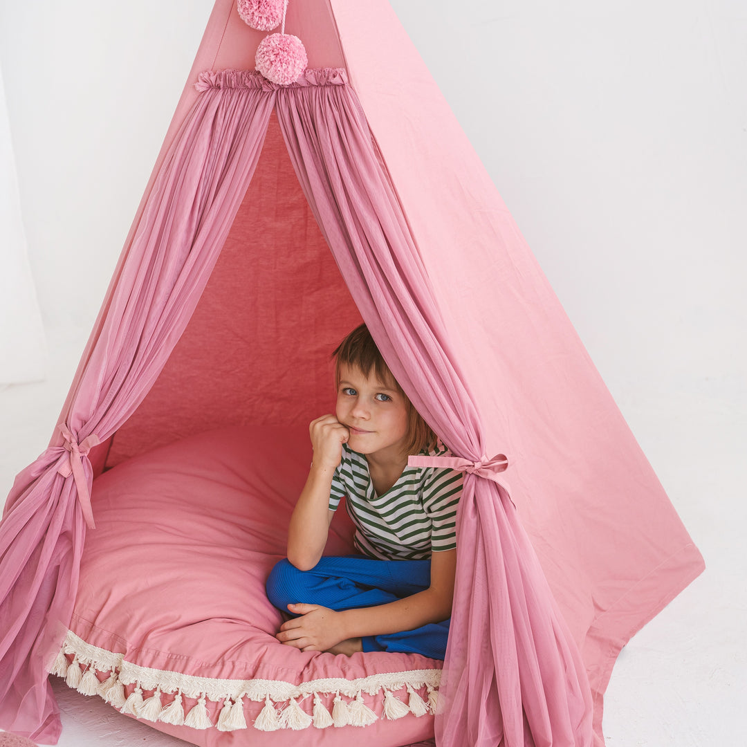 Fairy Kids Spielzelt mit Tüll in Rosa