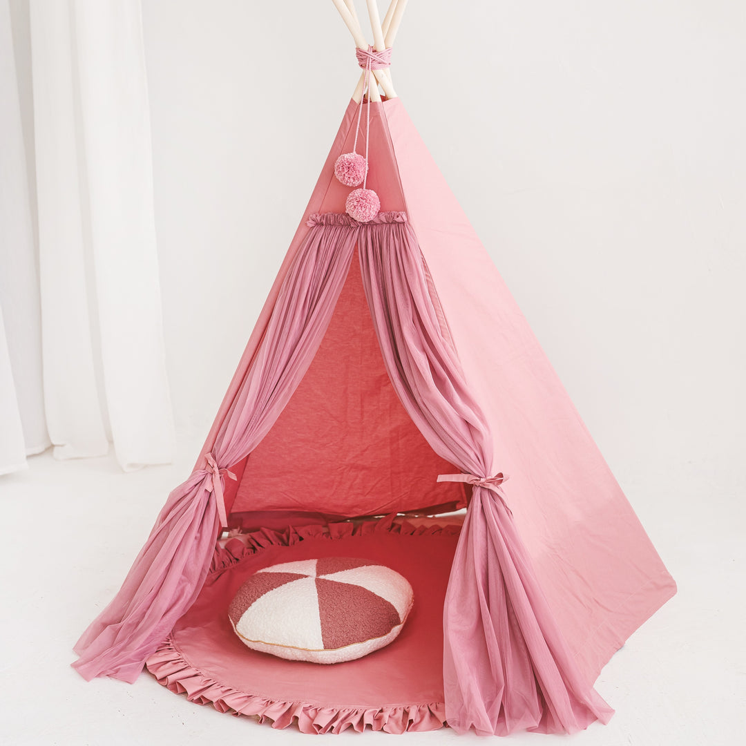 Fairy Kids Spielzelt mit Tüll in Rosa