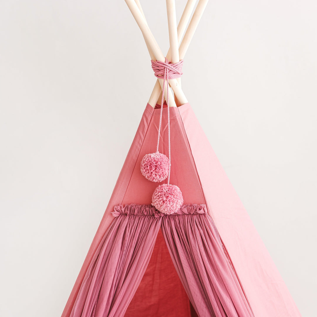 Fairy Kids Spielzelt mit Tüll in Rosa