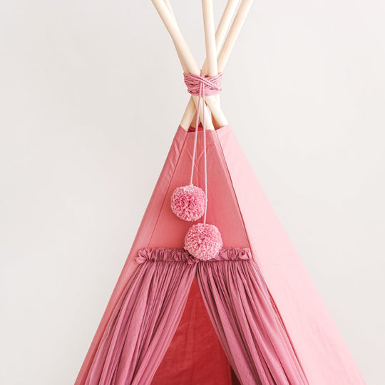Fairy Kids Spielzelt mit Tüll in Rosa